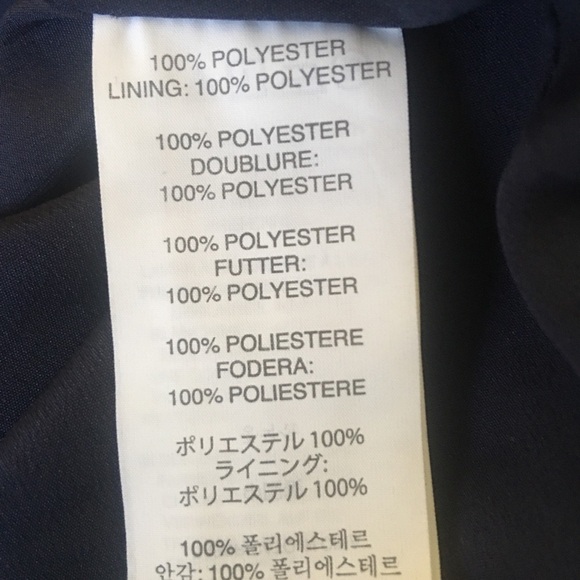 J Crew pleated polka dot navy skirt sz 8 - Picture 6 of 6